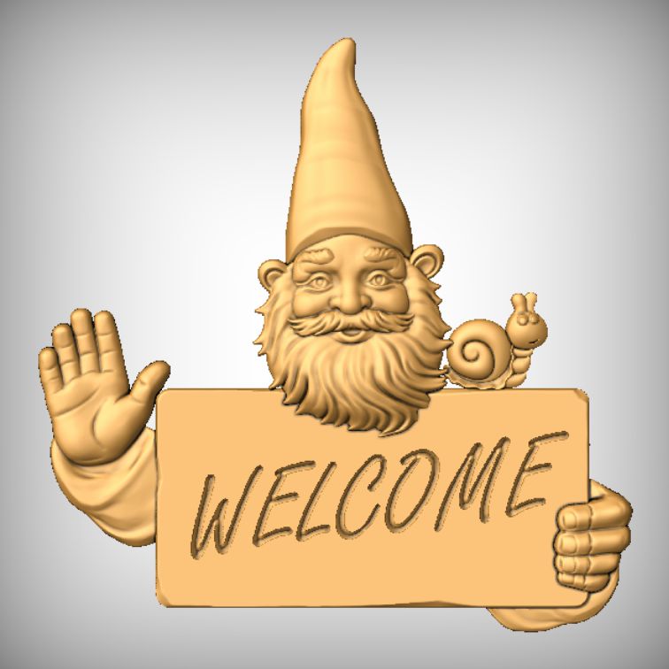 Waving Gnome Sign